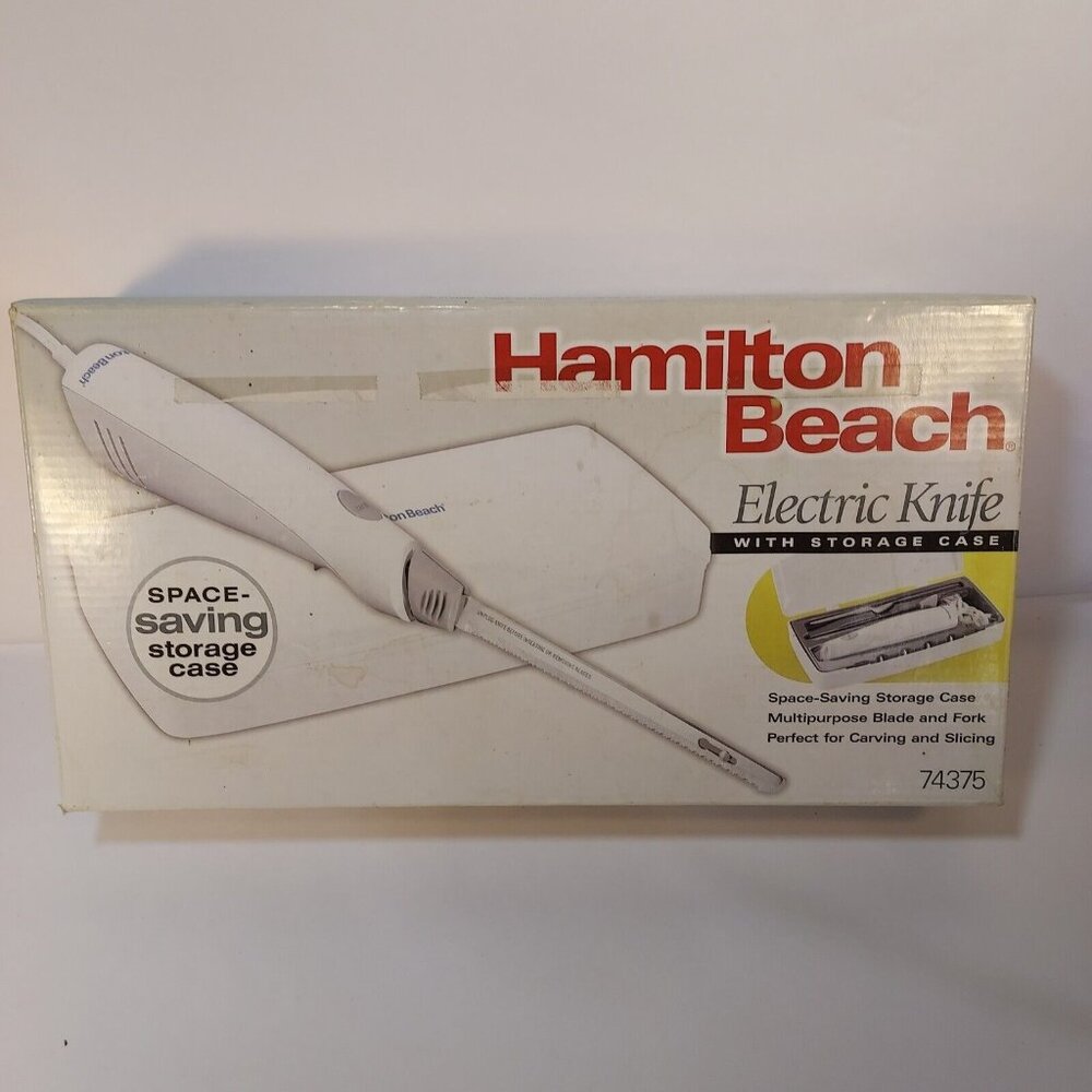 Hamilton Beach 74375 Electric Knife with Fork and Storage Case - Picture 2 of 9